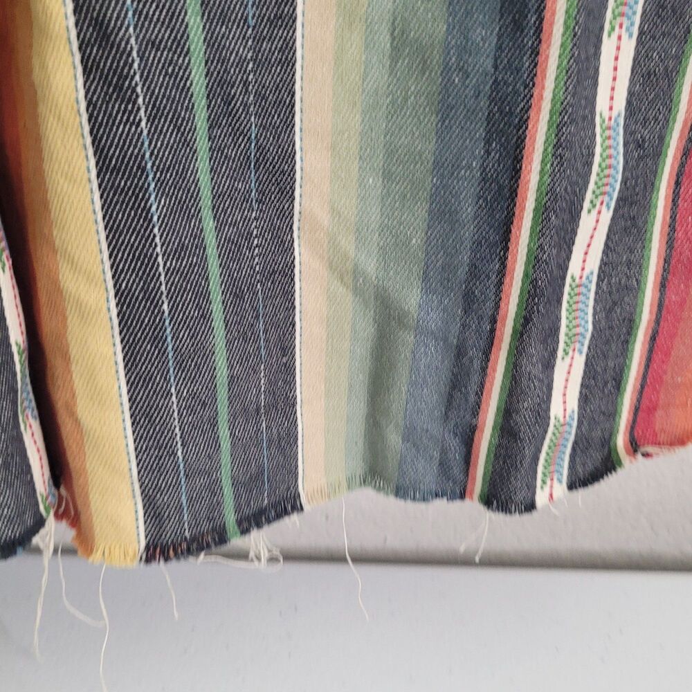 L&B Striped Boot-Cut Pants in Multicolor Vertical Bands - Picture 6 of 13